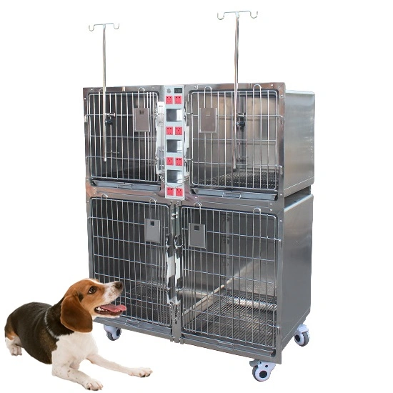 Best Quality Chinese Manufacturer Dog Medical Cage Stainless Steel Pet Cage for Pet Hospital