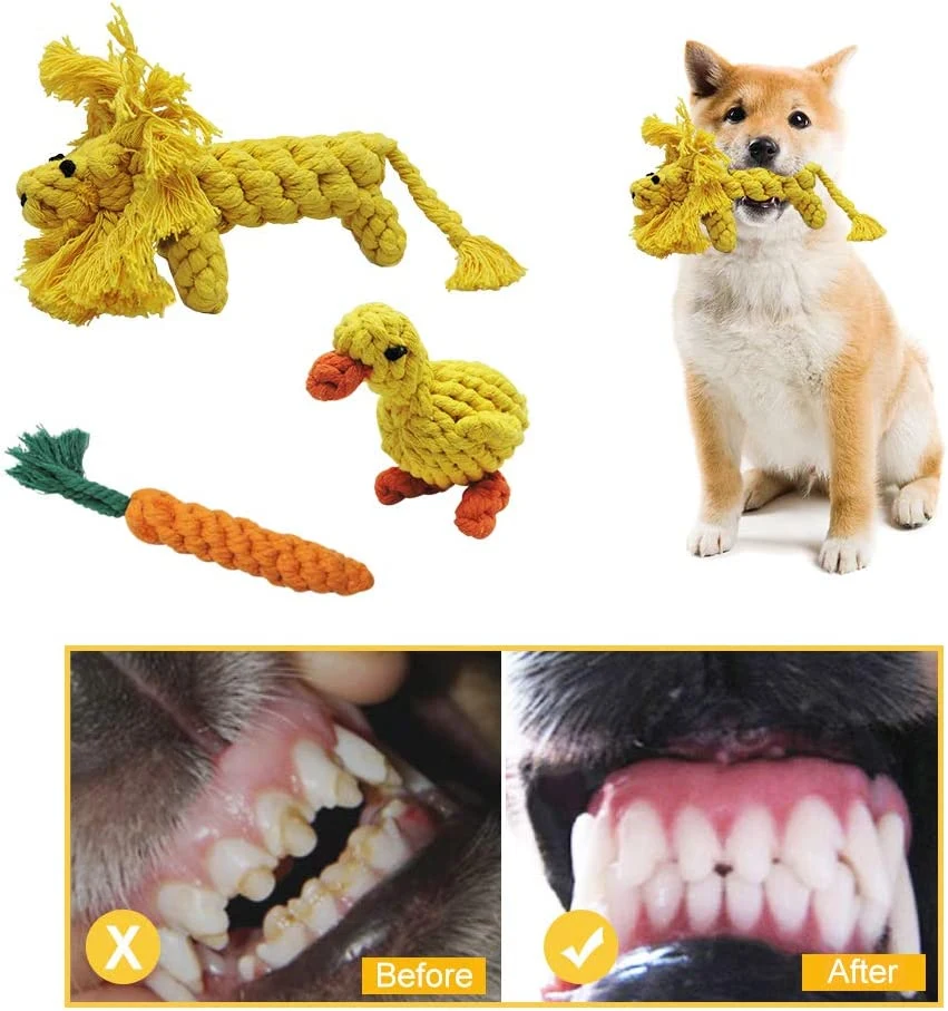 Training Durable Dog Interactive Biting Rope Dog Chew Toys