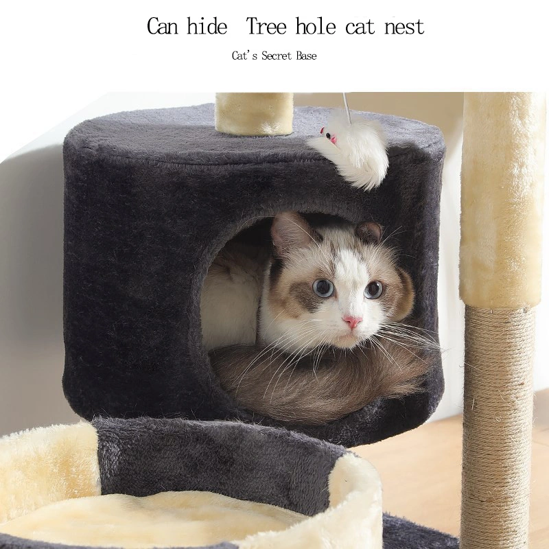 Cat Tree with Platform Scratching Posts for Cats Interactive Toys Pet Toys Cute for Sale